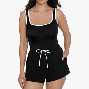 Penbrooke One-Piece Pickleball Swimsuit - Size 8